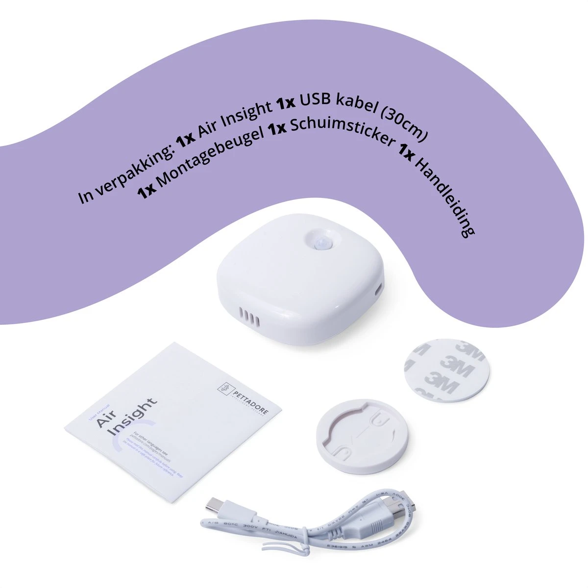 Pettadore Air Insight - Kattenbak Geurverdrijver & Teller - Actieve Zuurstof En Ionen - Oplaadbaar - Met App 14 Pettadore Air Insight - Kattenbak Geurverdrijver & Teller - Actieve Zuurstof En Ionen - Oplaadbaar - Met App - Afbeelding 12