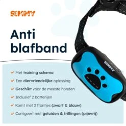 Simmy Anti Blafband - Diervriendelijke Opvoedingshalsband - Zwart En Blauw - Diervriendelijk - Zonder Schok - Anti Blaf Band Voor Grote En Kleine Honden 15 Simmy Anti Blafband - Diervriendelijke Opvoedingshalsband - Zwart En Blauw - Diervriendelijk - Zonder Schok - Anti Blaf Band Voor Grote En Kleine Honden -Hondenspeelgoed Winkel 1200x1200 541