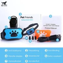PetFriends Anti Blafband Zonder Schok - Gratis Hondenfluit - USB Oplaadbaar - Anti Blaf Apparaat - Opvoedingshalsband - Voor Grote En Kleine Honden 18 PetFriends Anti Blafband Zonder Schok - Gratis Hondenfluit - USB Oplaadbaar - Anti Blaf Apparaat - Opvoedingshalsband - Voor Grote En Kleine Honden -Hondenspeelgoed Winkel 1200x1200 563