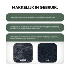 STACK Huisdierhaar Verwijderaar | Rubber - Pluizenborstel - Ontpluizer - Meubelborstel - Ontharingsborstel - Kledingborstel - Hondenhaar En Kattenhaar Verwijderen - Haarverwijderaar - Haren Verwijderen - Honden En Katten Borstel - Hondenkam -Hondenspeelgoed Winkel 1200x1200 58