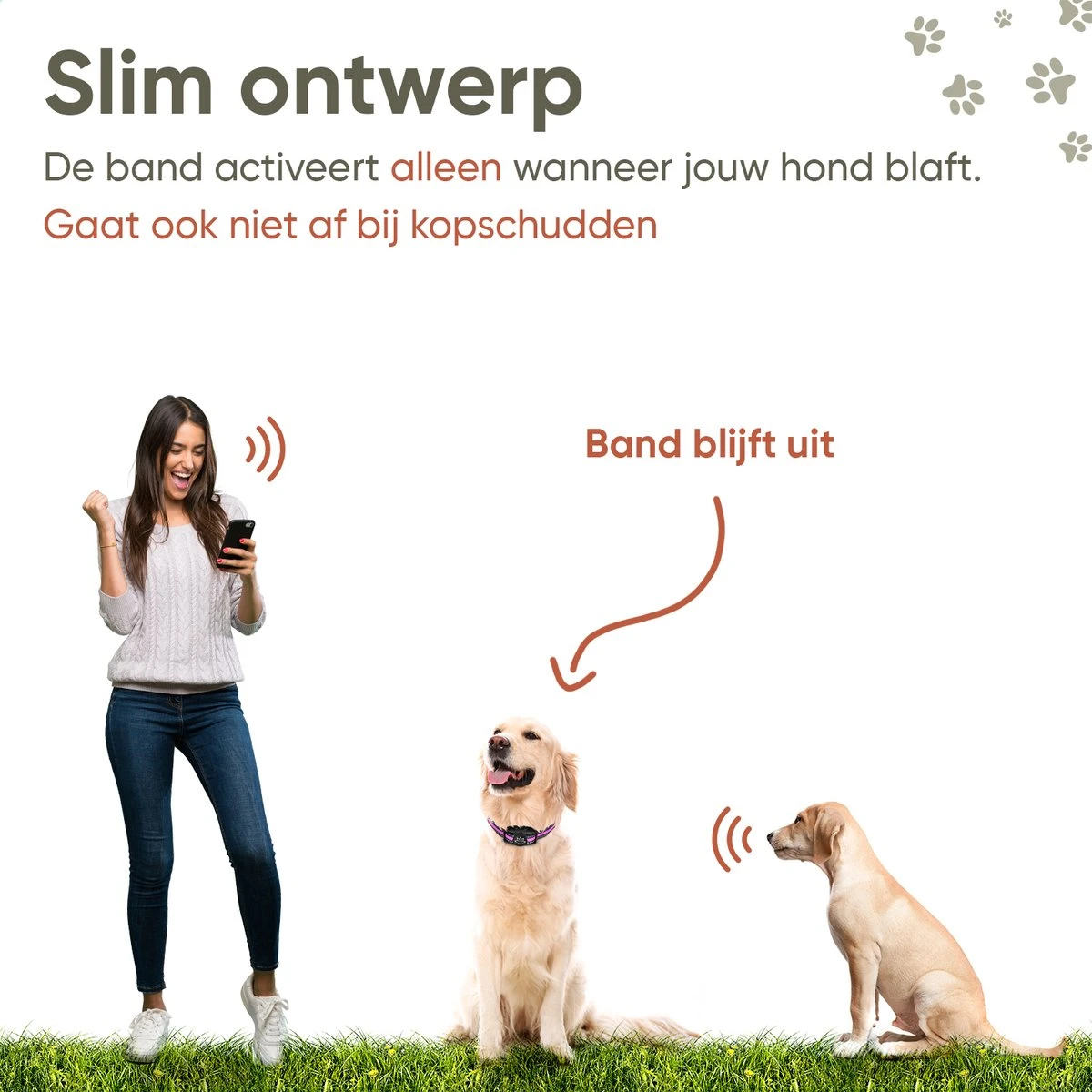 Premium Anti Blafband Om Je Hond Snel En Effectief Te Laten Stoppen Met Blaffen - Diervriendelijke Opvoedingshalsband Zonder Schok - Trainingshalsband Voor Grote En Kleine Honden - Anti Blaf Apparaat - Correctie Halsband 11 Premium Anti Blafband Om Je Hond Snel En Effectief Te Laten Stoppen Met Blaffen - Diervriendelijke Opvoedingshalsband Zonder Schok - Trainingshalsband Voor Grote En Kleine Honden - Anti Blaf Apparaat - Correctie Halsband - Afbeelding 9