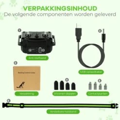 Petz - Anti Blafband - Anti Blafband Voor Kleine En Grote Honden - 5-55 KG - Vibratie En Audio - Diervriendelijk - GEEN Schokken - Opvoedingshalsband Zonder Schok En Diervriendelijk - Waterdicht - Oplaadbaar -Hondenspeelgoed Winkel 1200x1200 601