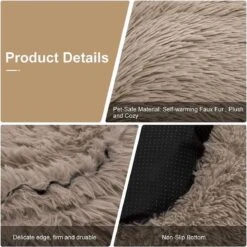 HONDEN RELAX Kussen - Superzacht Fluffy Ronde Mand 100 Cm - Taupe/Zandkleur 12 HONDEN RELAX Kussen - Superzacht Fluffy Ronde Mand 100 Cm - Taupe/Zandkleur -Hondenspeelgoed Winkel 1200x1200 742