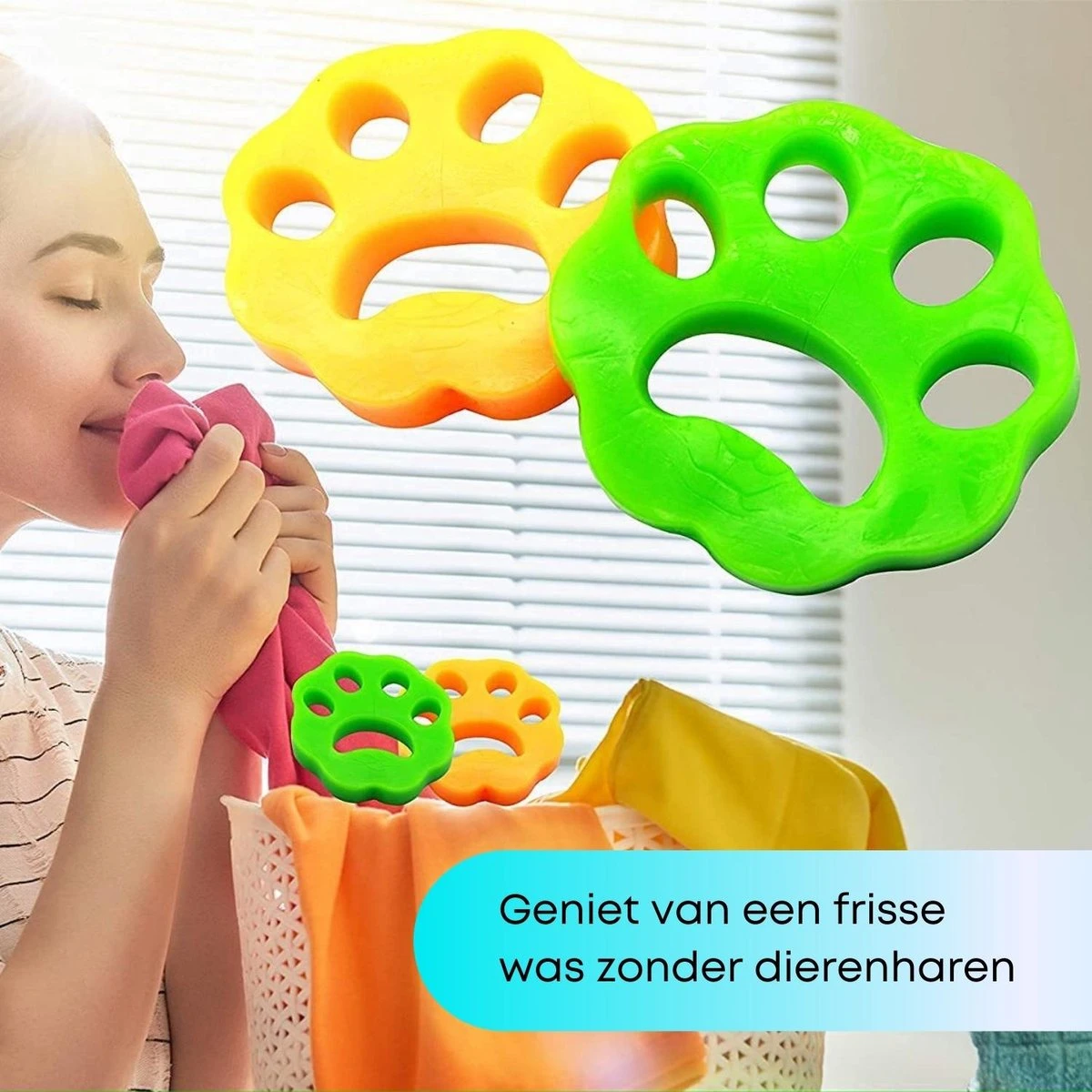 CaseProtect HG - 2 Stuks Haarverwijderaar Voor Katten En Honden - Eenvoudig Haren Verwijderen In Wasmachine En Droger - Kattenhaar En Hondenhaar - Anti Haren - Pluizenverwijderaar En Dierenhaar Verwijderaar Voor Kleding 6 CaseProtect HG - 2 Stuks Haarverwijderaar Voor Katten En Honden - Eenvoudig Haren Verwijderen In Wasmachine En Droger - Kattenhaar En Hondenhaar - Anti Haren - Pluizenverwijderaar En Dierenhaar Verwijderaar Voor Kleding - Afbeelding 4