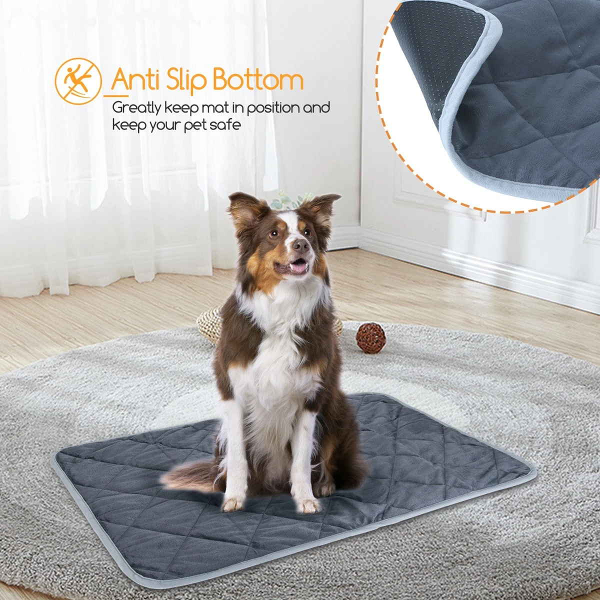 Nobleza Vetbed - Warmtemat - M - Voor Honden En Katten - 60x45cm 8 Nobleza Vetbed - Warmtemat - M - Voor Honden En Katten - 60x45cm - Afbeelding 6