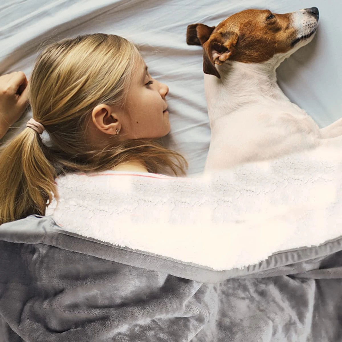 Hondendeken, Fleece, Waterdicht, Wasbaar, Hondenmat, Huisdier, Warme Zachte Deken Voor Hondendeken, Kattendeken, Deken Voor Katten En Honden, Waterdichte Deken Voor Bank, Bed, 150 X 127 Cm 7 Hondendeken, Fleece, Waterdicht, Wasbaar, Hondenmat, Huisdier, Warme Zachte Deken Voor Hondendeken, Kattendeken, Deken Voor Katten En Honden, Waterdichte Deken Voor Bank, Bed, 150 X 127 Cm - Afbeelding 5