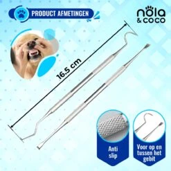 Nola & Coco® Tandsteen Verwijderaar Set Inclusief Bewaardoosje - Tandenkrabber - Set Van Twee - Hond - Kat - Tandenborstel - Tandplak Verwijderen - Tandenstoker - Honden Tanden Schoonmaken - Tandenhaakje - Gebitsreiniging 13 Nola & Coco® Tandsteen Verwijderaar Set Inclusief Bewaardoosje - Tandenkrabber - Set Van Twee - Hond - Kat - Tandenborstel - Tandplak Verwijderen - Tandenstoker - Honden Tanden Schoonmaken - Tandenhaakje - Gebitsreiniging -Hondenspeelgoed Winkel 1200x1200 840