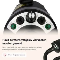 Captain Pup's Professionele Hondenföhn Met 4 Opzetstukken - Bijgeleverde Hondenborstel - Waterblazer Voor Honden - Zwart -Hondenspeelgoed Winkel 1200x1200 9