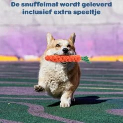 Snuffelmat Hond - Likmat Hond - Honden Speelgoed Intelligentie - Anti Schrokbak Hond - Honden Speeltjes - 100cmx100cm -Hondenspeelgoed Winkel 1200x1200 940