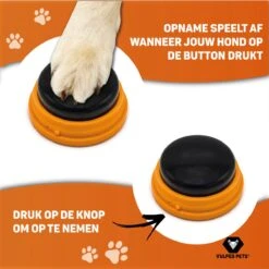 Vulpes Pets® PRO Praatknop Voor Honden Met Speelmat - Dogbuttons - Laat Uw Huisdier Spreken - Hondenspeelgoed - Honden Training - Inclusief E-Book En Speelmat -Hondenspeelgoed Winkel 1200x1200 962