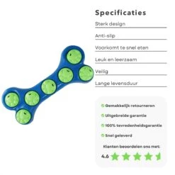 Cheqo® Hondenspeelgoed Met Snack Beloning - Intelligent Speelgoed - Hondentraining - Slowfeeder - Honden Denkspel - Puzzel Voor Honden -Hondenspeelgoed Winkel 1200x1200 993