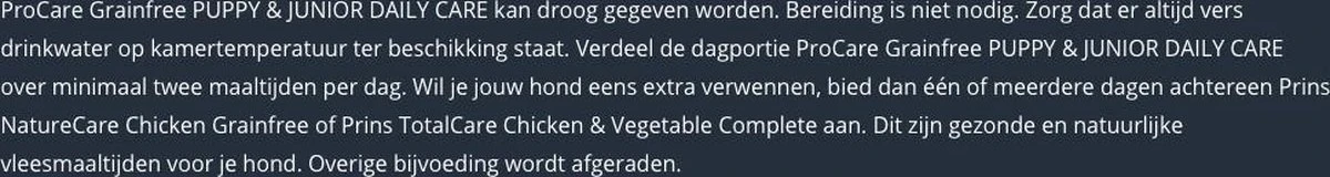 Prins Procare Daily Care Graanvrij - Hondenvoer - 7,5 Kg 10 Prins Procare Daily Care Graanvrij - Hondenvoer - 7,5 Kg - Afbeelding 8