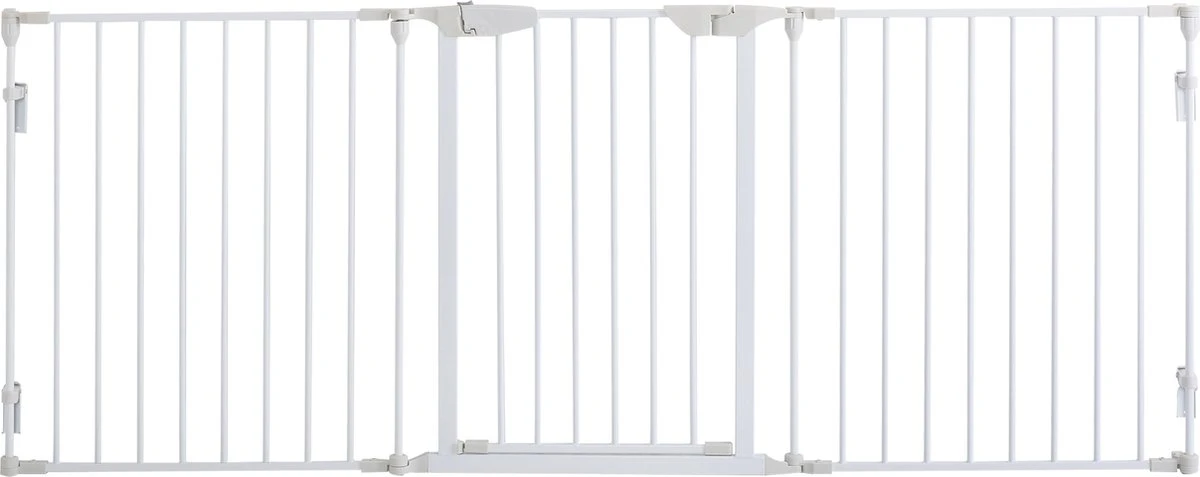 PawHut Afschermhek Voor Honden Veiligheidshek Hondenhek 3 Elementen Kunststof Wit D06-100V01 4 PawHut Afschermhek Voor Honden Veiligheidshek Hondenhek 3 Elementen Kunststof Wit D06-100V01 - Afbeelding 2