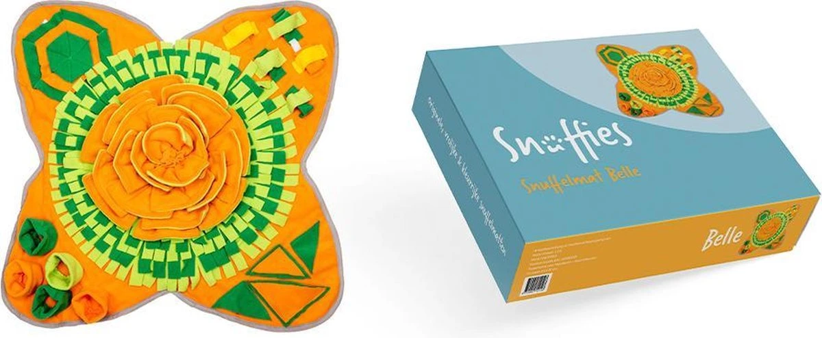 SNUFFIES® Snuffelmat Belle 60x50cm – Snuffelmat – Snuffelmatten - Honden Speelgoed - Honden Speelgoed Intelligentie - Snuffelmat Hond - Snuffelmatten – Hersenwerk – Honden Speeltjes – Puppy - Puppy Speelgoed - Honden Denkspelletjes 12 SNUFFIES® Snuffelmat Belle 60x50cm – Snuffelmat – Snuffelmatten - Honden Speelgoed - Honden Speelgoed Intelligentie - Snuffelmat Hond - Snuffelmatten – Hersenwerk – Honden Speeltjes – Puppy - Puppy Speelgoed - Honden Denkspelletjes - Afbeelding 10