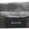 Hondenmand Zacht En Stevig, Anti-Slip En Wasbaar - Scruffs Chester Box Bed - In Grijs En Bruin In Maat S Tot XL - Kleur: Grijs, Maat: Large -Hondenspeelgoed Winkel 1200x503