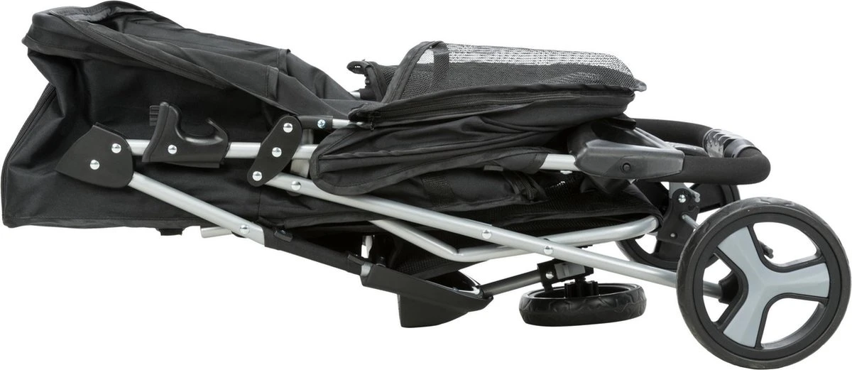 Trixie Hondenbuggy Zwart 80x47x100 Cm | Dierenmand 10 Trixie Hondenbuggy Zwart 80x47x100 Cm | Dierenmand - Afbeelding 8