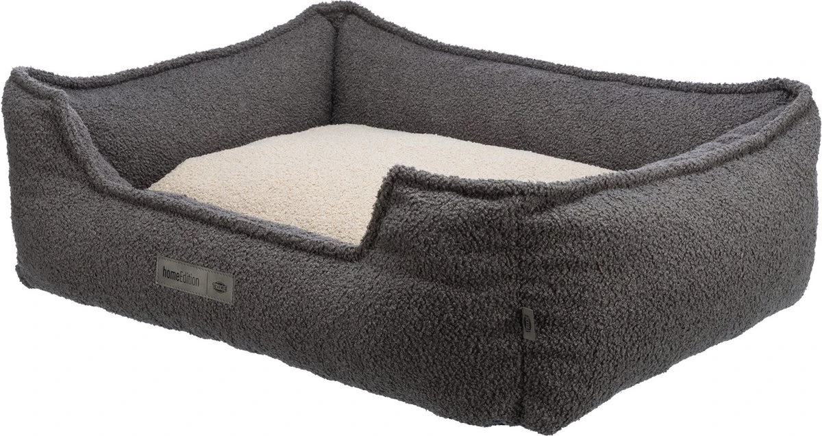 Trixie Be Eco Hondenmand Coline Hoekig Donkergrijs / Beige - 100X80 CM 4 Trixie Be Eco Hondenmand Coline Hoekig Donkergrijs / Beige - 100X80 CM - Afbeelding 2