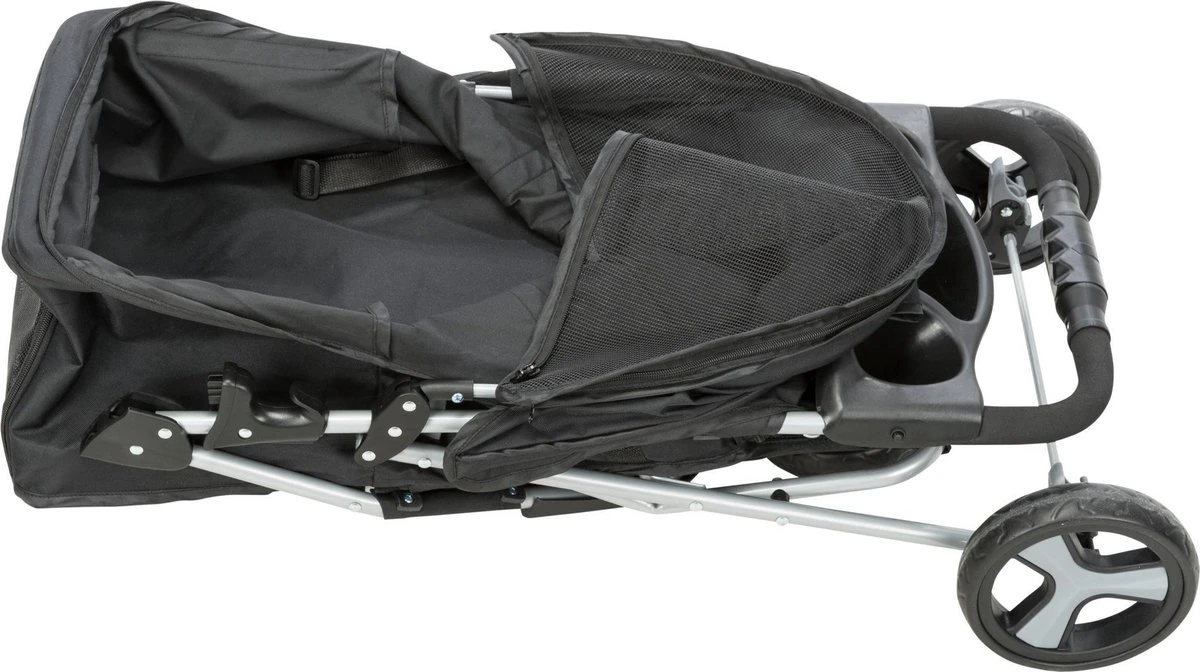 Trixie Hondenbuggy Zwart 80x47x100 Cm | Dierenmand 11 Trixie Hondenbuggy Zwart 80x47x100 Cm | Dierenmand - Afbeelding 9