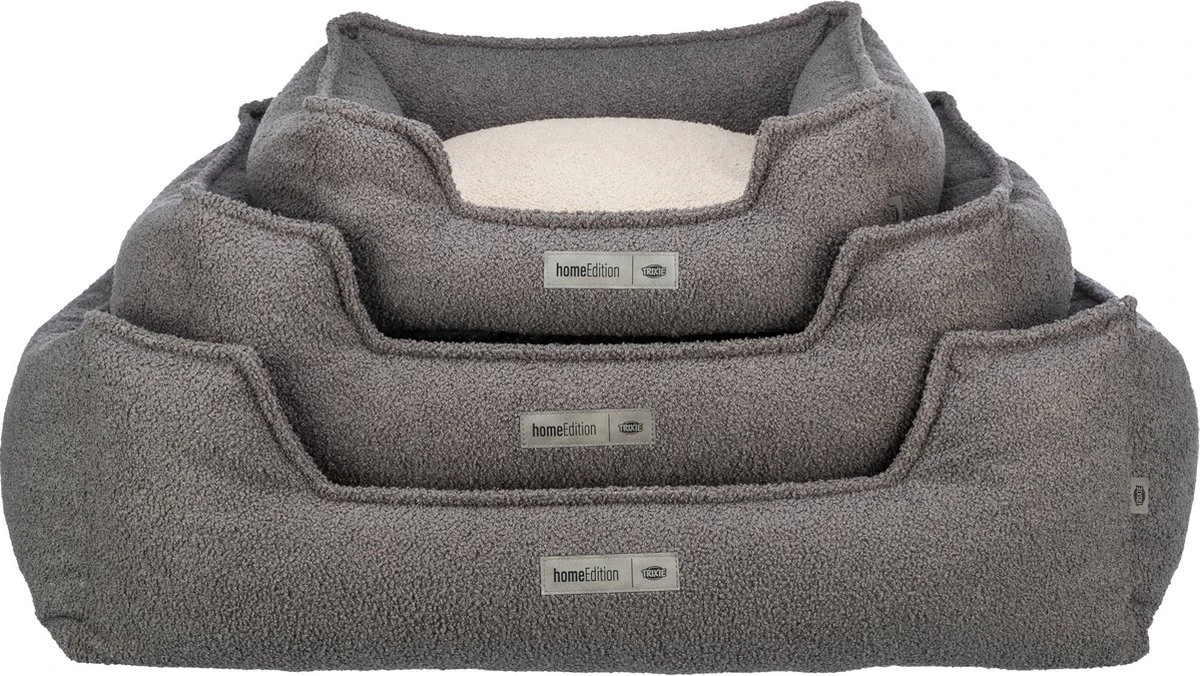 Trixie Be Eco Hondenmand Coline Hoekig Donkergrijs / Beige - 100X80 CM 7 Trixie Be Eco Hondenmand Coline Hoekig Donkergrijs / Beige - 100X80 CM - Afbeelding 5