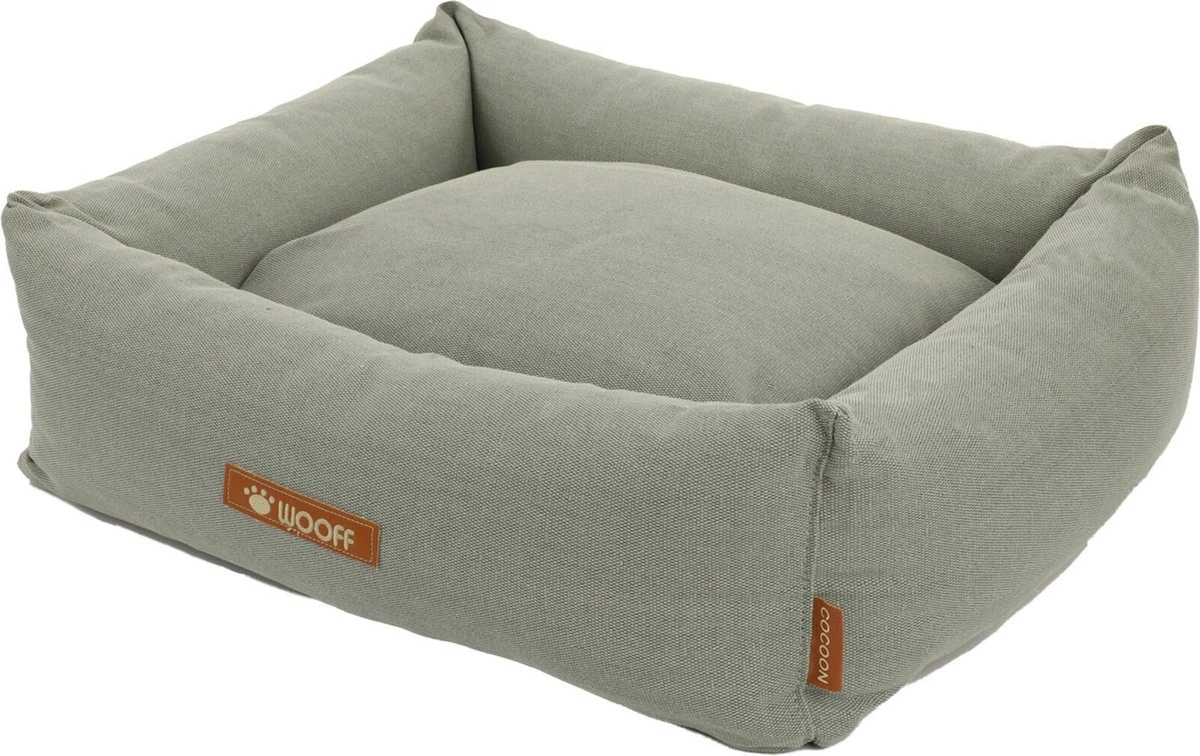 Wooff Mand Cocoon Vintage Groen - Hondenmand - Medium 7 Wooff Mand Cocoon Vintage Groen - Hondenmand - Medium - Afbeelding 5