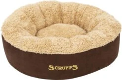 Scruffs Cosy Kattenmand - Comfortabel En Voordelig Met Zachte Binnenvoering En Imitatie Suède Buitenvoering - 3 Kleuren - Ø 45 Cm - Karamel -Hondenspeelgoed Winkel 1200x792