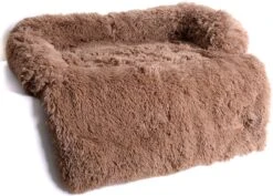 Dogs&Co Zachte Fluffy Hondenmat Voor Bank Maat L Khaki 120x90cm - Hondenmand -Hondenspeelgoed Winkel 1200x858