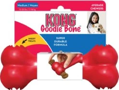Kong Goodie Bone - Kauwspeelgoed - 178 Mm X 153 Mm X 51 Mm - Rood - 1 Stuk