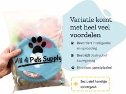 All 4 Pets Supply® Honden Speelgoed Set Geschikt Voor Puppy's T/m Middelgrote Honden - 12 Stuks - Hondenspeeltjes - Intelligentie - Touw - Flostouw - Bijtring - Bal 19 All 4 Pets Supply® Honden Speelgoed Set Geschikt Voor Puppy's T/m Middelgrote Honden - 12 Stuks - Hondenspeeltjes - Intelligentie - Touw - Flostouw - Bijtring - Bal -Hondenspeelgoed Winkel 1200x905 2