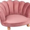Maxxpro Katten- En Hondenstoel - Roze - Verhoogd Met Houten Poten - Fluweel Materiaal - 61.5 X 52 X 33 CM - Huisdieren Tot 80 KG -Hondenspeelgoed Winkel 1200x968