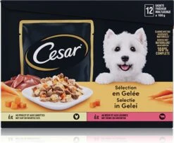 Cesar Selectie In Gelei Maaltijdzakjes Honden Natvoer - Vlees En Groenten In Gelei - 48 X 100g 8 Cesar Selectie In Gelei Maaltijdzakjes Honden Natvoer - Vlees En Groenten In Gelei - 48 X 100g -Hondenspeelgoed Winkel 1200x982