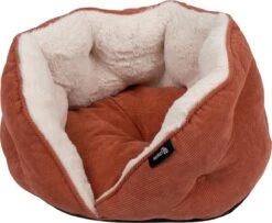 District 70 TUCK - Luxe & Comfortabele Mand Kleine Honden - Terra, Donkergrijs & Zand - 50x50x30 Cm - Zand -Hondenspeelgoed Winkel 1200x988 1