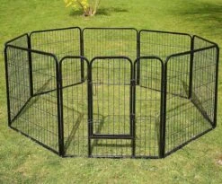 Topmast Premium Puppyren - Zwart - Hondenren - Opvouwbaar - 60 Cm Hoog - Binnen - Voor Puppy's En Honden 8 Topmast Premium Puppyren - Zwart - Hondenren - Opvouwbaar - 60 Cm Hoog - Binnen - Voor Puppy's En Honden -Hondenspeelgoed Winkel 1200x995 4