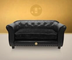 Luxe Hondensofa - ENJOYMENT - Zwart -Hondenspeelgoed Winkel 1200x999 2