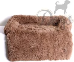 Dogs&Co Zachte Fluffy Hondenmat Voor Bank Maat L Khaki 120x90cm - Hondenmand -Hondenspeelgoed Winkel 1200x999