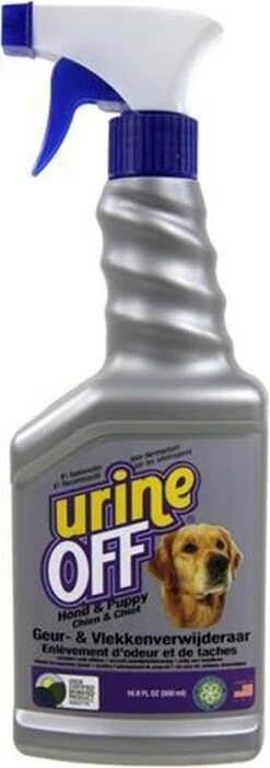 Urine Off Geur En Vlekverwijderaar Voor Hond En Puppy Urine - 1 ST à 500 ML -Hondenspeelgoed Winkel 423x1200