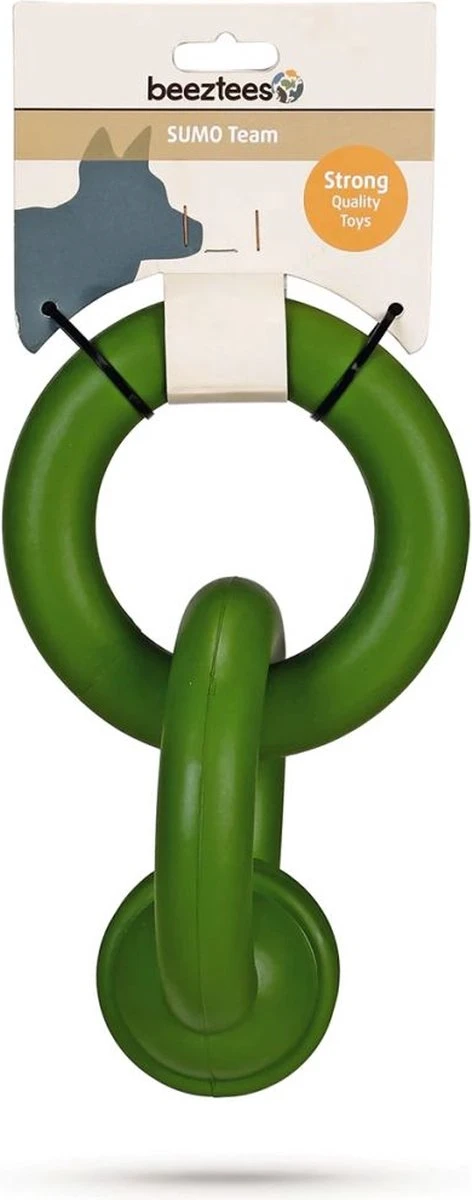 Beeztees Sumo Team - Hondenspeelgoed - Groen - 25x15x7,5 Cm 4 Beeztees Sumo Team - Hondenspeelgoed - Groen - 25x15x7,5 Cm - Afbeelding 2
