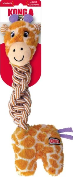 KONG Knots Twists – Hondenspeelgoed Met Touw – Kauwspeeltje – Flostouw – Exta Sterk – Met Pieper - Md/Lg -Hondenspeelgoed Winkel 500x1200 1