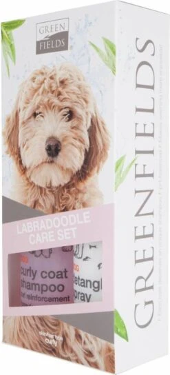 Greenfields Labradoodle Vacht Verzorgingsset - Shampoo En Anti-Klit Spray Voor Langharige Of Krullende Vacht -Hondenspeelgoed Winkel 545x1200
