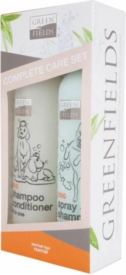 Greenfields Vacht Verzorging Set Voor Honden Shampoo, Conditioner & Droogshampoo 16 Greenfields Vacht Verzorging Set Voor Honden Shampoo, Conditioner & Droogshampoo -Hondenspeelgoed Winkel 552x1200