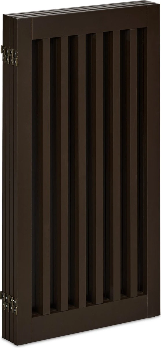 Relaxdays Veiligheidshekje Hout - 92 Cm Hoog - Hondenhek - Inklapbaar - Bruin - 3 Panelen 5 Relaxdays Veiligheidshekje Hout - 92 Cm Hoog - Hondenhek - Inklapbaar - Bruin - 3 Panelen - Afbeelding 3