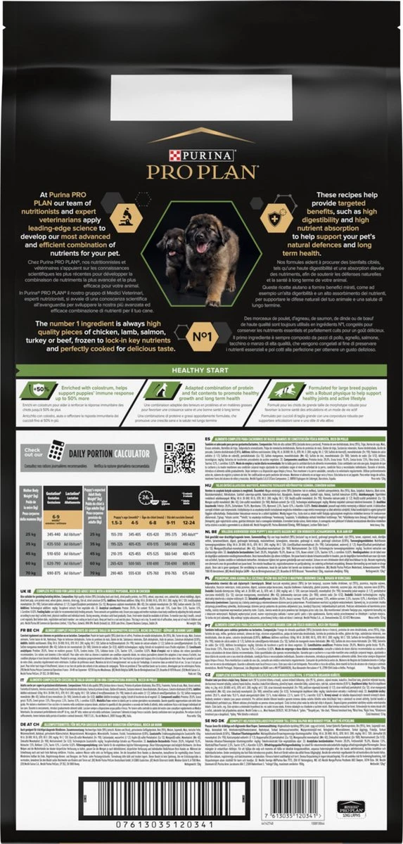 Pro Plan Healthy Start Puppy Large Robust - Honden Droogvoer - Kip - 12 Kg 9 Pro Plan Healthy Start Puppy Large Robust - Honden Droogvoer - Kip - 12 Kg - Afbeelding 7