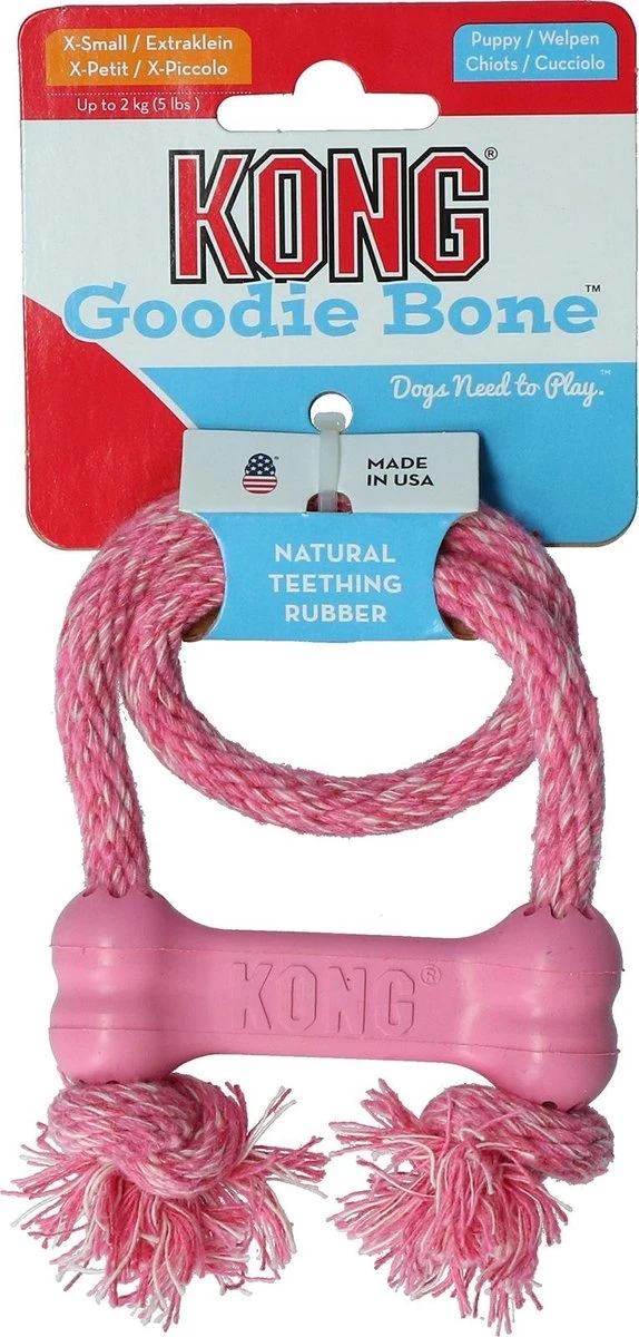 Kong Puppy Goodie Bone Small Small - 1 ST 5 Kong Puppy Goodie Bone Small Small - 1 ST - Afbeelding 3