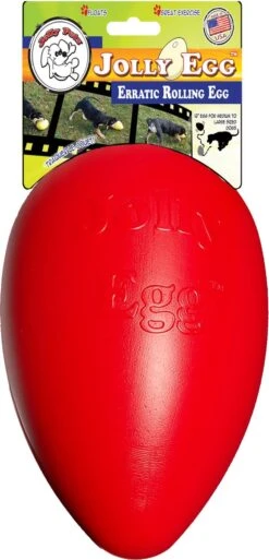 Jolly Pets Jolly Egg Hondenspeelgoed – Stevige Hondenbal - Gemaakt Van Extreem Duurzaam Kunststof - Geschikt Voor De Kleinere Hond – Weerbestendig - 20cm – Rood -Hondenspeelgoed Winkel 578x1200 1