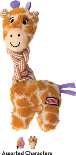 KONG Knots Twists – Hondenspeelgoed Met Touw – Kauwspeeltje – Flostouw – Exta Sterk – Met Pieper - Md/Lg -Hondenspeelgoed Winkel 590x1200