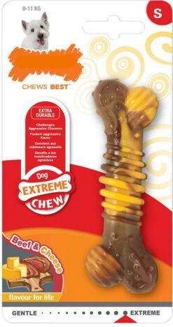 Nylabone Extreme Kauwbot Met Rund- En Kaassmaak - Voor Krachtige Kauwers - In S/M/XL - X-Large 36 Nylabone Extreme Kauwbot Met Rund- En Kaassmaak - Voor Krachtige Kauwers - In S/M/XL - X-Large -Hondenspeelgoed Winkel 633x1200 1