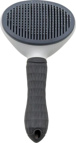 Lorell Pet Company Kattenborstel/Hondenborstel - Borstel Voor Langharig/kortharig -Hondenhaar En Kattenhaar Verwijderaar - Grijs -Hondenspeelgoed Winkel 645x1200