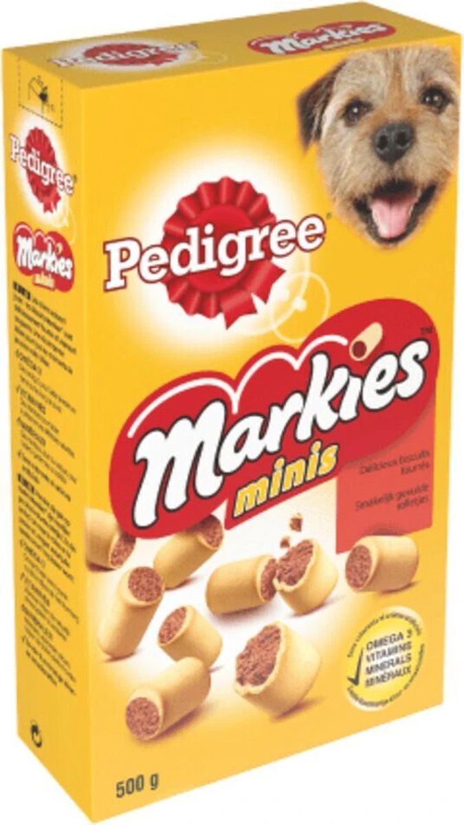 Pedigree Markies Hondensnacks Mini - 12 X 500 Gr 5 Pedigree Markies Hondensnacks Mini - 12 X 500 Gr - Afbeelding 3