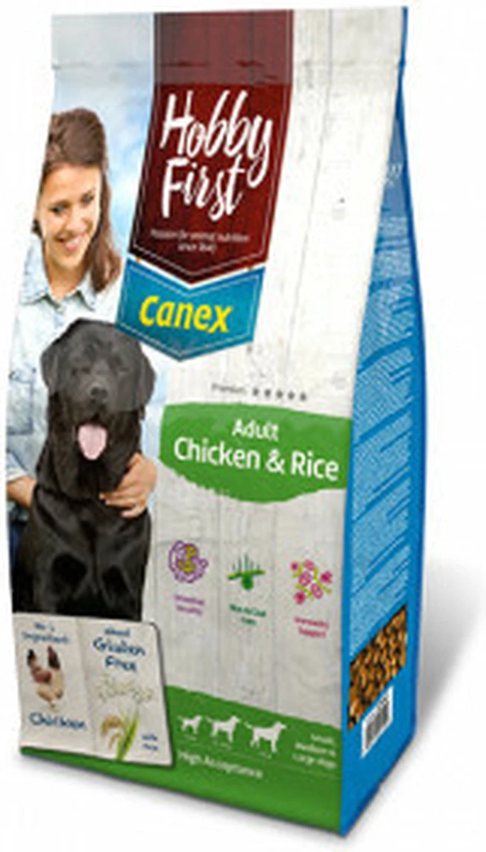 Hobbyfirst Canex Adult - Kip & Rijst - Hondenvoer - 12 Kg 5 Hobbyfirst Canex Adult - Kip & Rijst - Hondenvoer - 12 Kg - Afbeelding 3