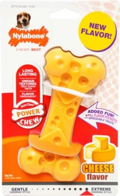 Nylabone Durable Cheese Bone - M 23 Nylabone Durable Cheese Bone - M -Hondenspeelgoed Winkel 735x1200 1