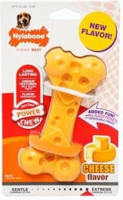 Nylabone Durable Cheese Bone - M 25 Nylabone Durable Cheese Bone - M -Hondenspeelgoed Winkel 735x1200 2